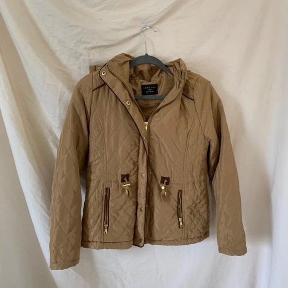 Brown gold anorak jacket - Picture 2 of 8